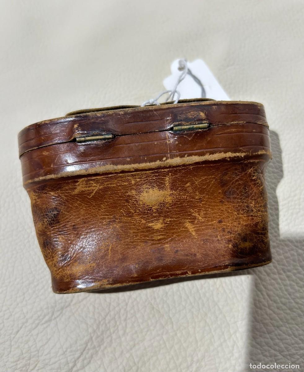Antig&uuml;edades: PRISM&Aacute;TICOS PEQUE&Ntilde;OS ANTIGUOS DE MADERA CON FUNDA - Foto 8