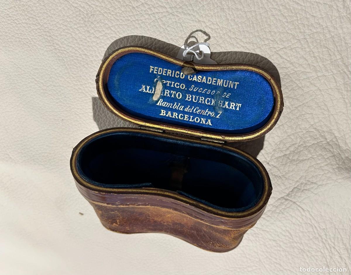 Antig&uuml;edades: PRISM&Aacute;TICOS PEQUE&Ntilde;OS ANTIGUOS DE MADERA CON FUNDA - Foto 9