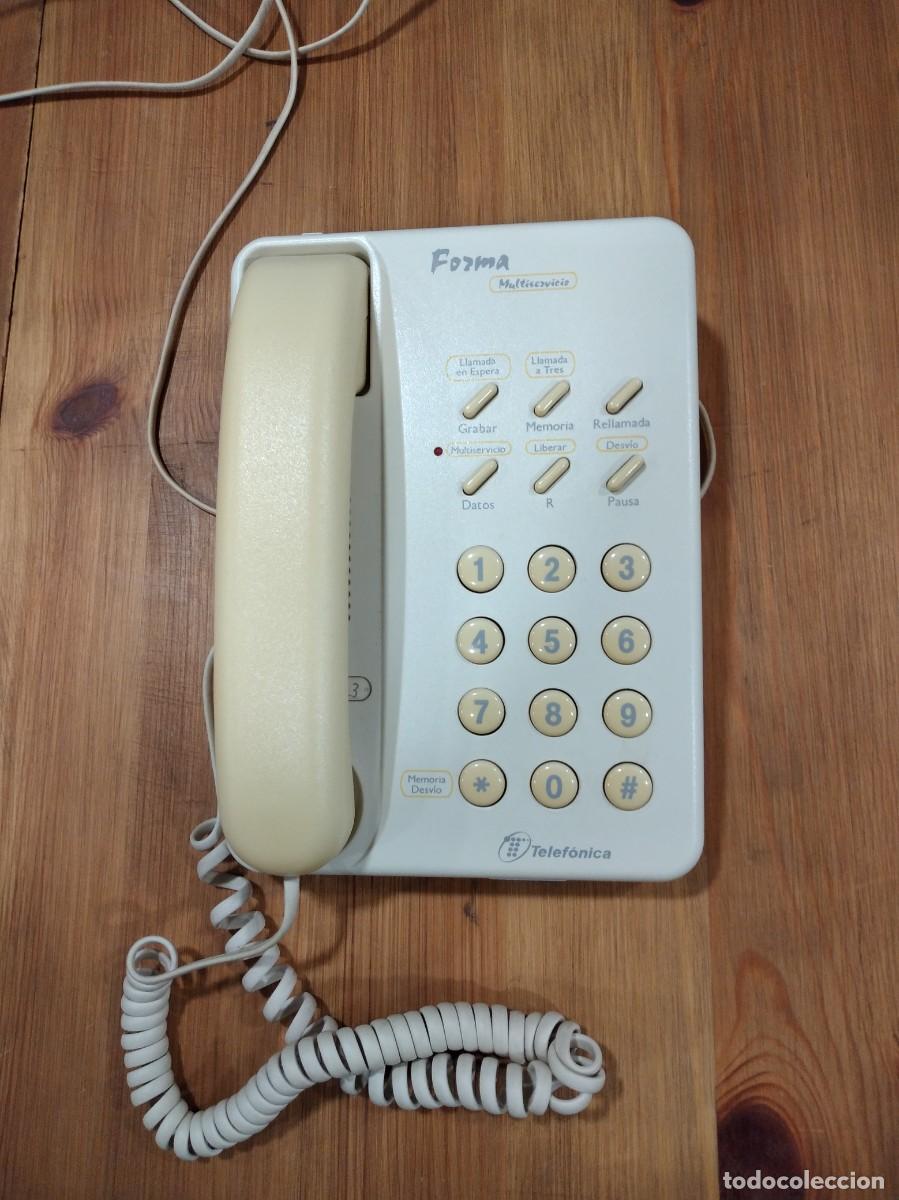 Tel&eacute;fonos: Telefono antiguo Forma de Telef&oacute;nica - Foto 1