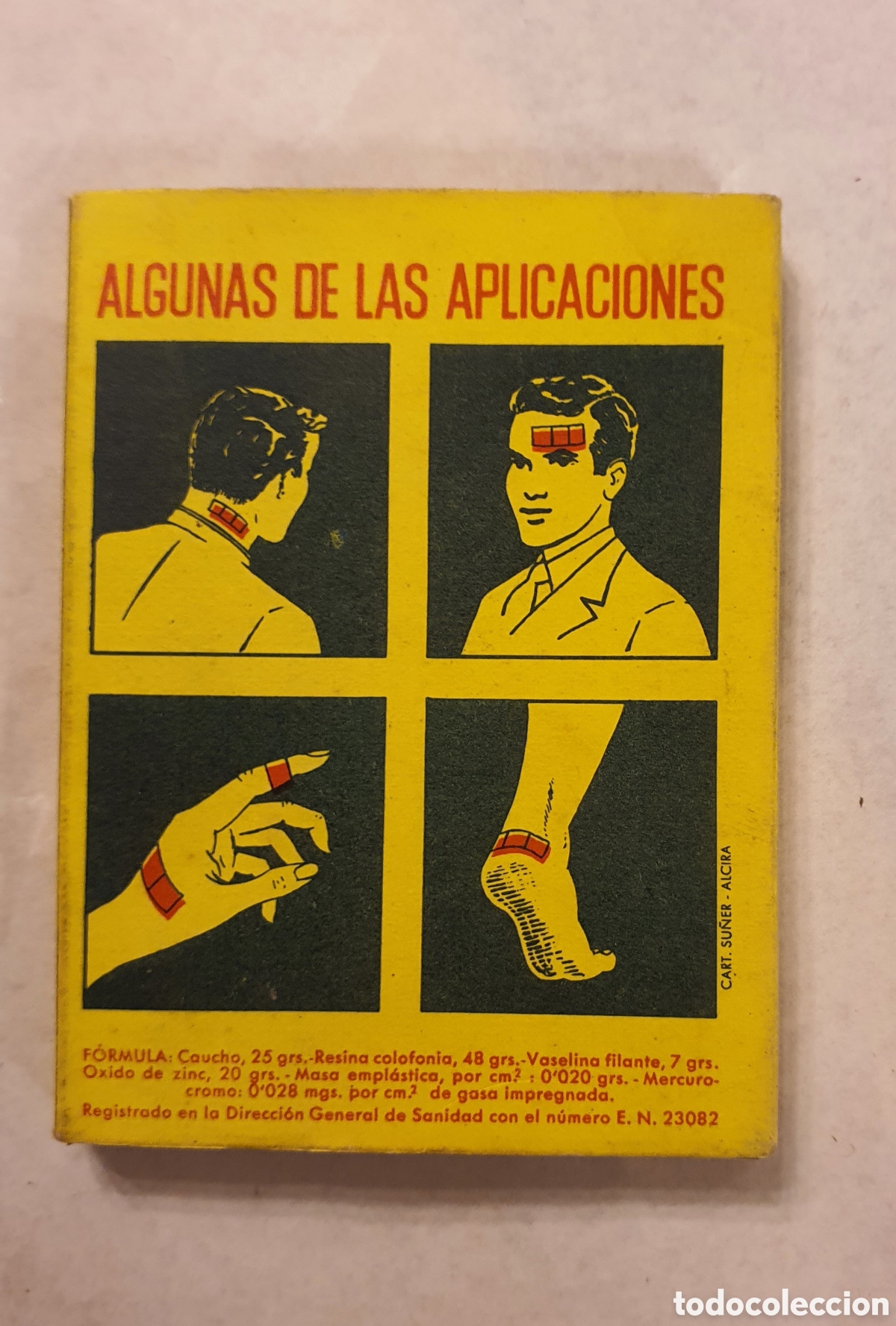 Antig&uuml;edades: Antigua caja de tiritas - Foto 2
