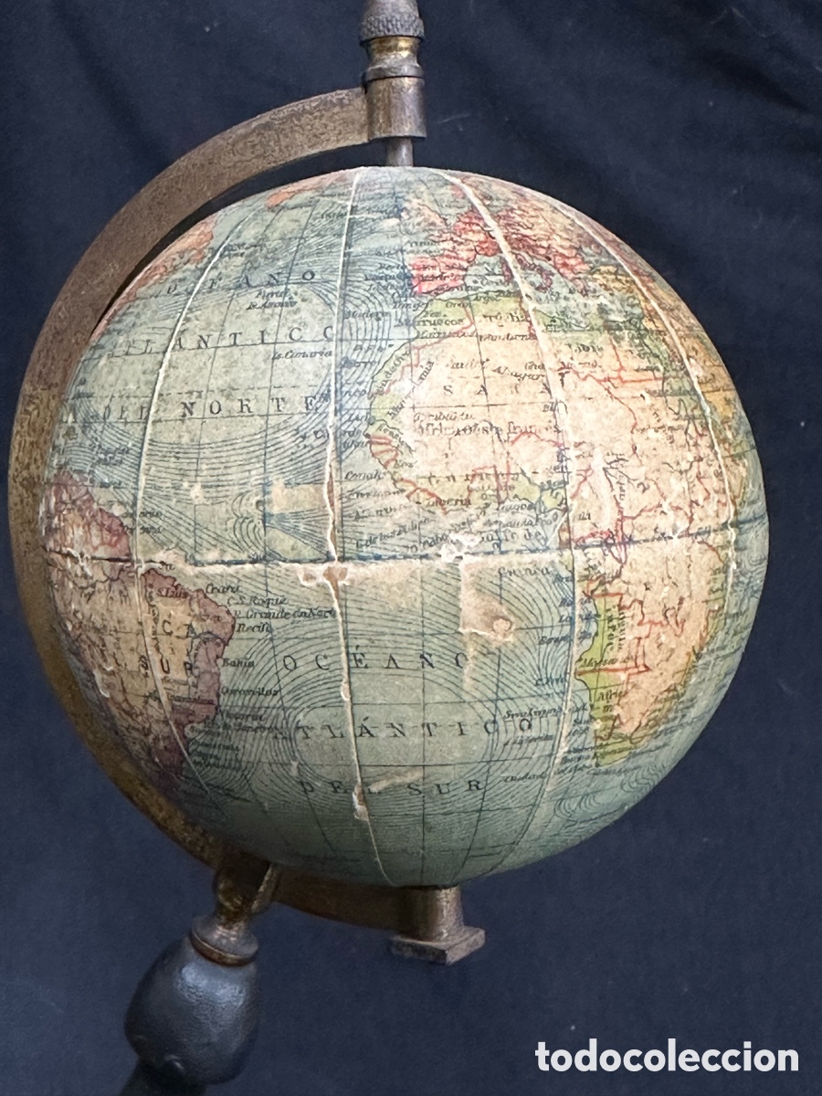 Antig&uuml;edades: Peque&ntilde;o globo terr&aacute;queo 23 cm - Foto 4