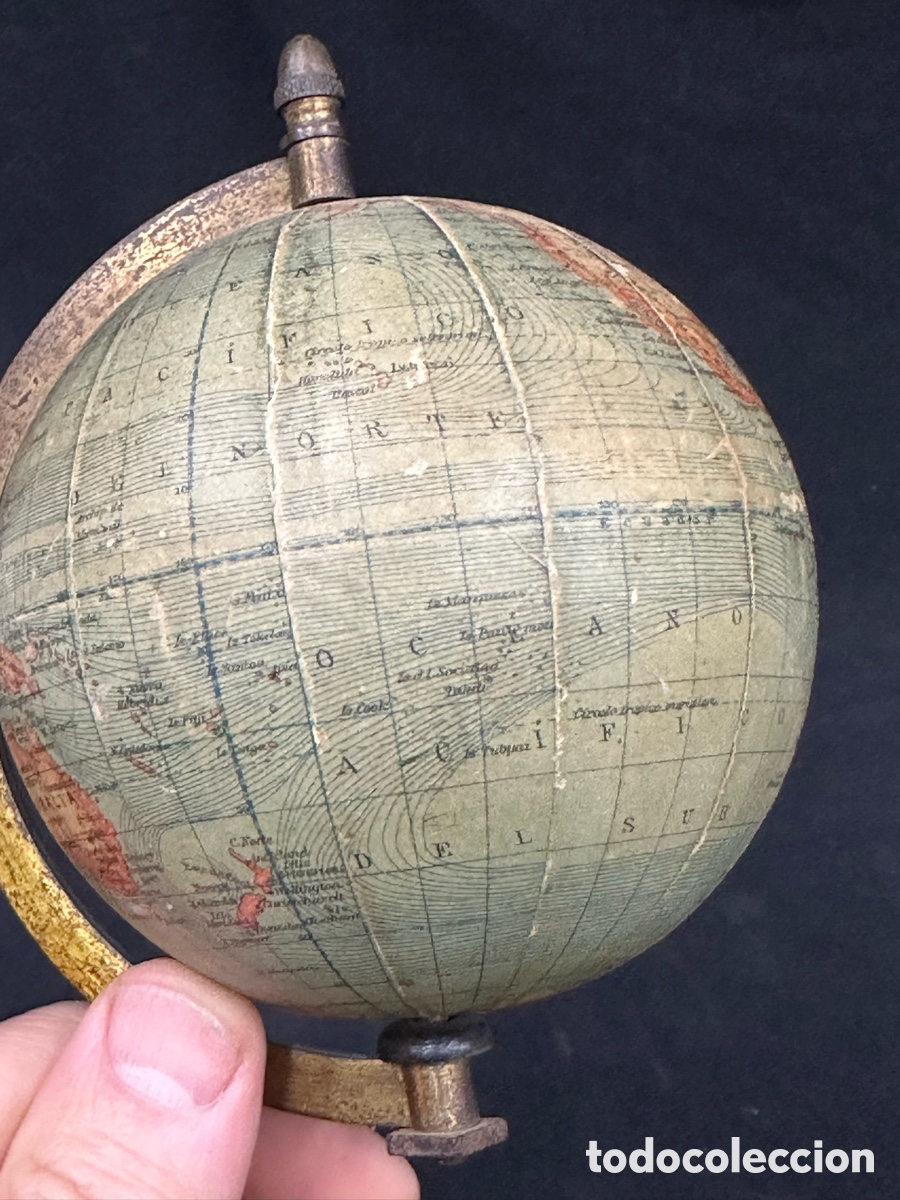 Antig&uuml;edades: Peque&ntilde;o globo terr&aacute;queo 23 cm - Foto 7