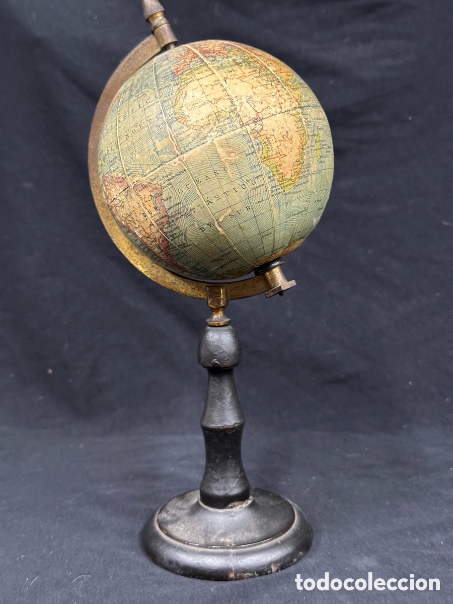 Antig&uuml;edades: Peque&ntilde;o globo terr&aacute;queo 23 cm - Foto 8