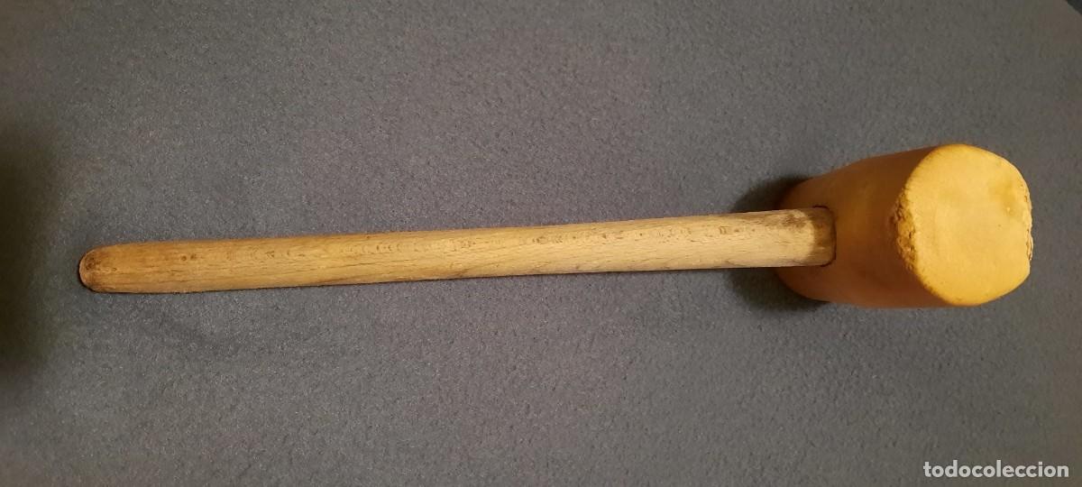 Antig&uuml;edades: ANTIGUO MARTILLO DE CARPINTERO DE MADERA DE BOJ - Foto 2