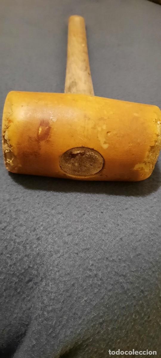 Antig&uuml;edades: ANTIGUO MARTILLO DE CARPINTERO DE MADERA DE BOJ - Foto 4