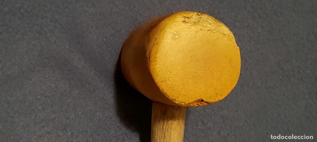 Antig&uuml;edades: ANTIGUO MARTILLO DE CARPINTERO DE MADERA DE BOJ - Foto 5