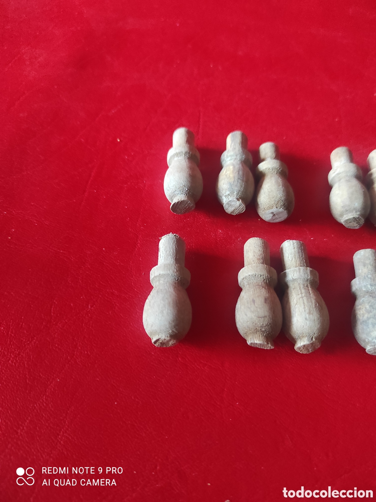 Antig&uuml;edades: Lote de 12 mini patas para mini ba&uacute;les - Foto 2
