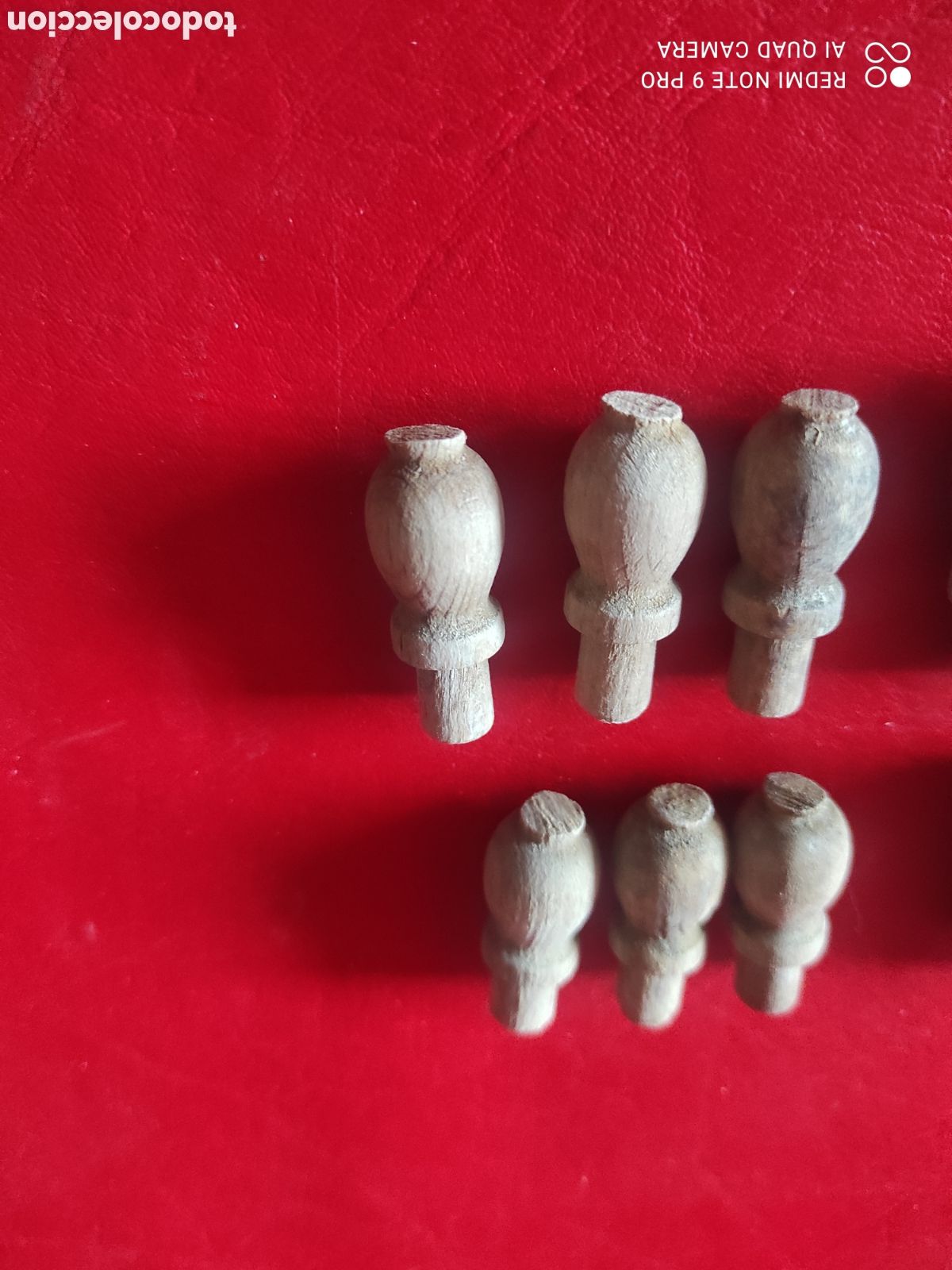 Antig&uuml;edades: Lote de 12 mini patas para mini ba&uacute;les - Foto 3