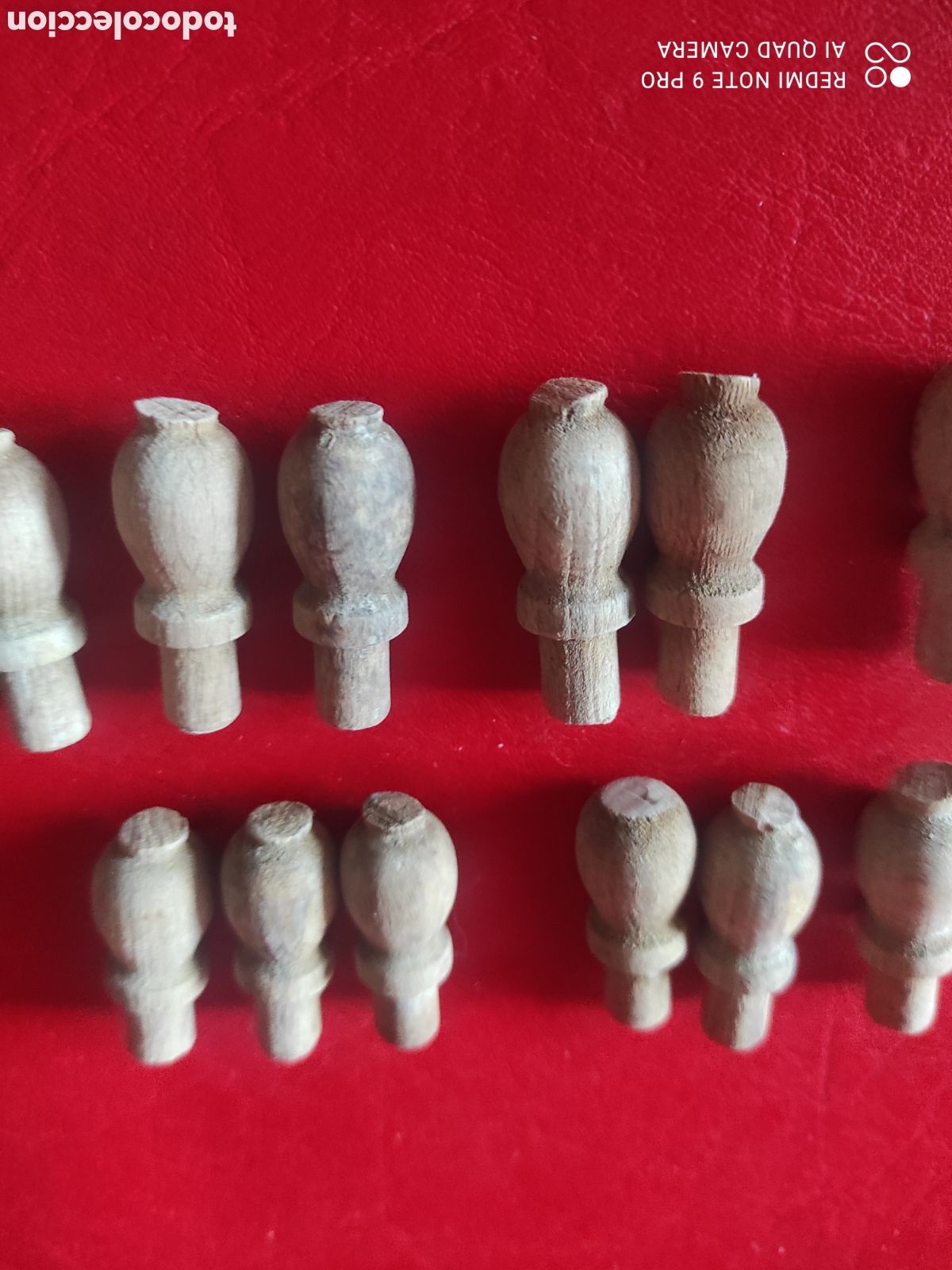 Antig&uuml;edades: Lote de 12 mini patas para mini ba&uacute;les - Foto 4