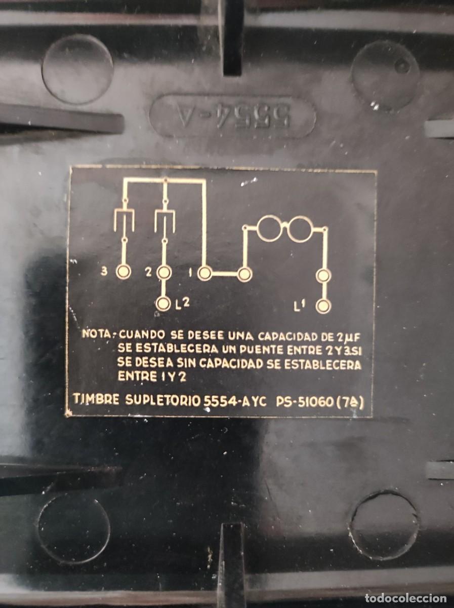 Tel&eacute;fonos: Antiguo timbre exterior de tel&eacute;fono Marconi - Foto 3