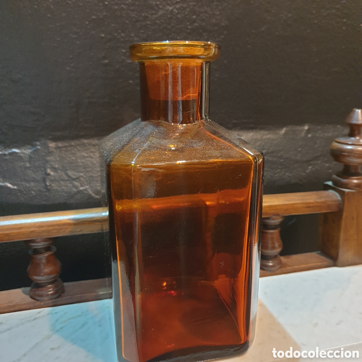 Antig&uuml;edades: Bote farmacia AMBAR - Foto 2