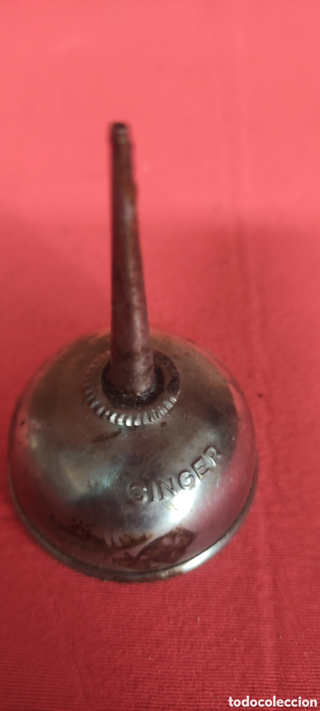 Antig&uuml;edades: ANTIGUA ACEITERA MARCA SINGER - Foto 5
