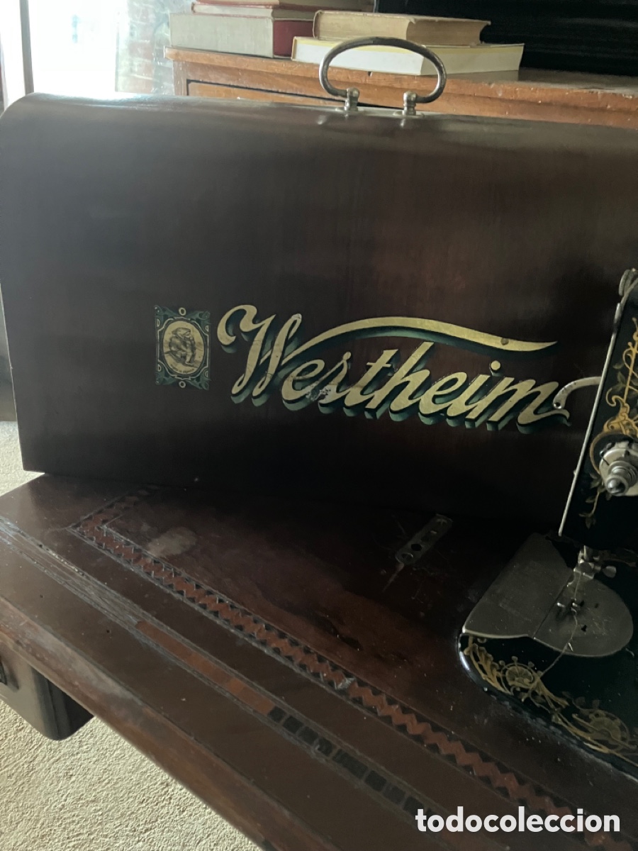 Antig&uuml;edades: Maquina de coser wertheim - Foto 7