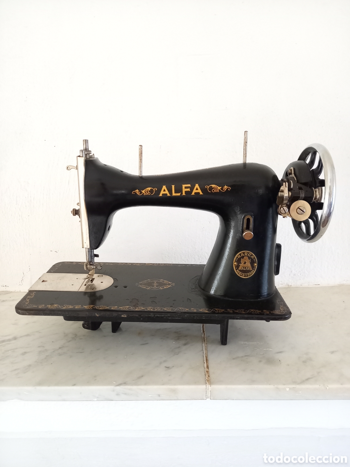 máquina de coser alfa de luxe - Compra venta en todocoleccion