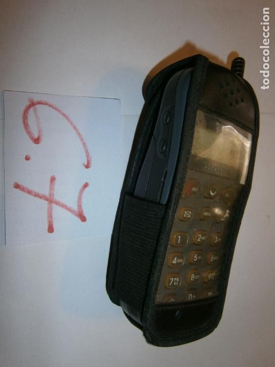 Tel&eacute;fonos: ANTIGUO TELEFONO ALCATEL CON FUNDA - Foto 1