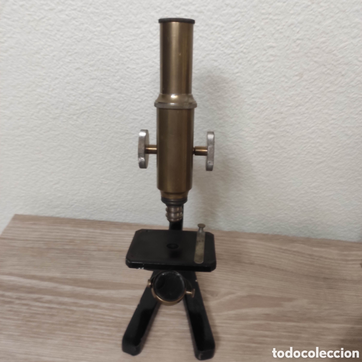 Antig&uuml;edades: MICROSCOPIO ALEMAN SIMPLE - Foto 2