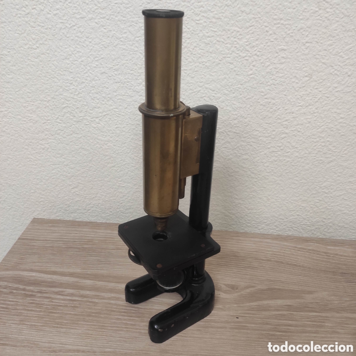 Antig&uuml;edades: MICROSCOPIO ALEMAN SIMPLE HERRADURA - Foto 1