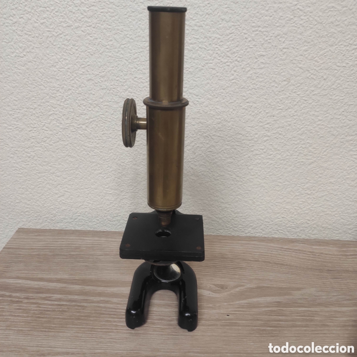 Antig&uuml;edades: MICROSCOPIO ALEMAN SIMPLE HERRADURA - Foto 2