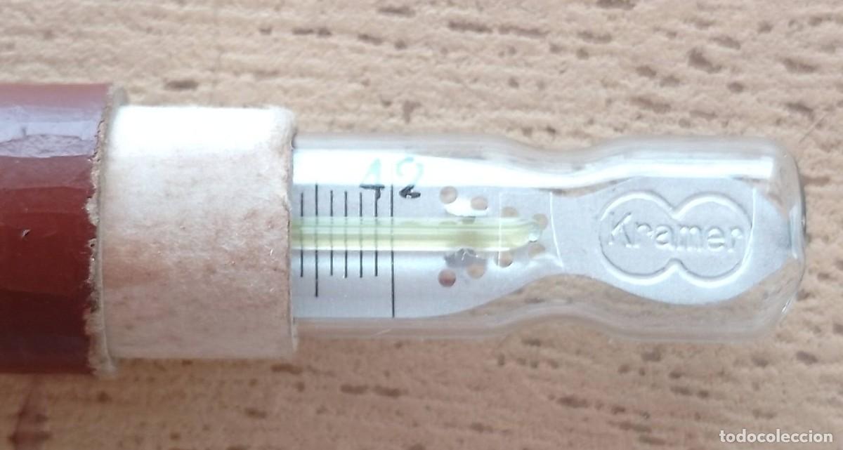 Antig&uuml;edades: Antiguo term&oacute;metro m&eacute;dico marca Kramer - Foto 7