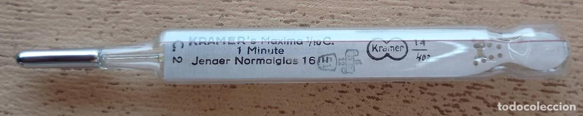 Antig&uuml;edades: Antiguo term&oacute;metro m&eacute;dico marca Kramer - Foto 10