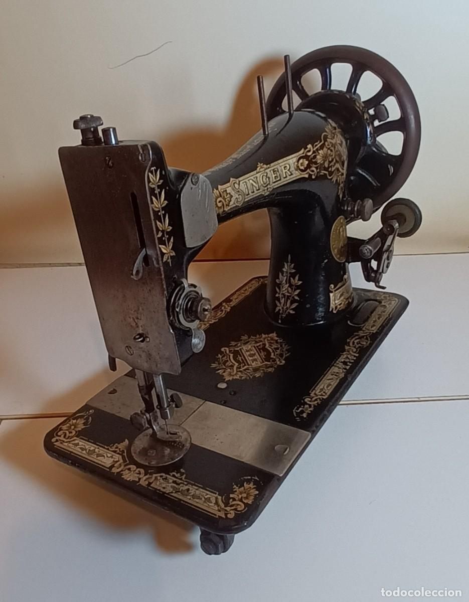 Antig&uuml;edades: ANTIGUA MAQUINA DE COSER SINGER - Foto 2
