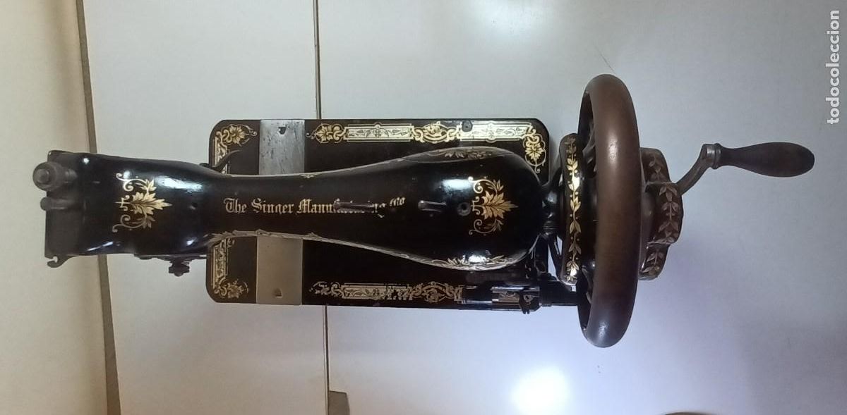 Antig&uuml;edades: ANTIGUA MAQUINA DE COSER SINGER - Foto 6