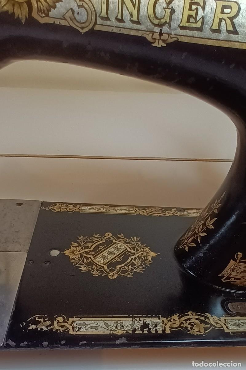 Antig&uuml;edades: ANTIGUA MAQUINA DE COSER SINGER - Foto 10