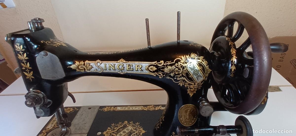 Antig&uuml;edades: ANTIGUA MAQUINA DE COSER SINGER - Foto 11