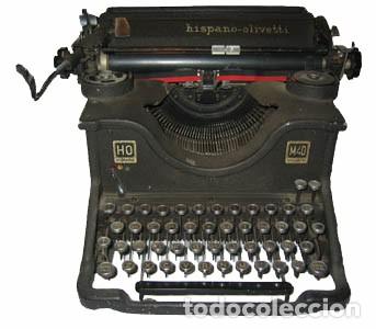Antig&uuml;edades: M&aacute;quina escribir HISPANO OLIVETTI - Foto 1