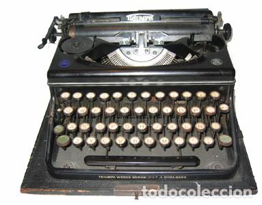Antig&uuml;edades: M&aacute;quina escribir TRIUMPH - Foto 1