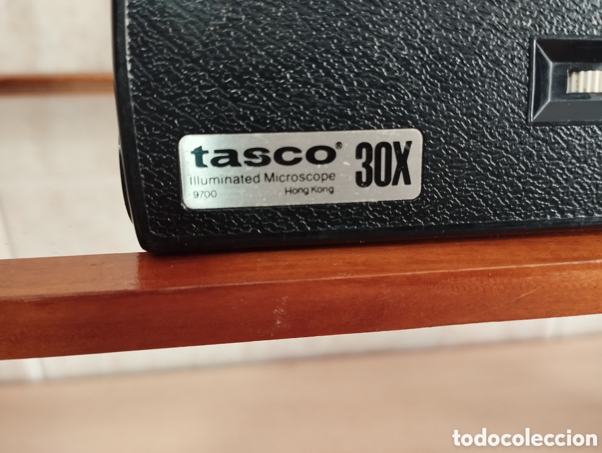 Antig&uuml;edades: MICROSCOPIO ILUMINACI&Oacute;N TASCO 30X - Foto 2