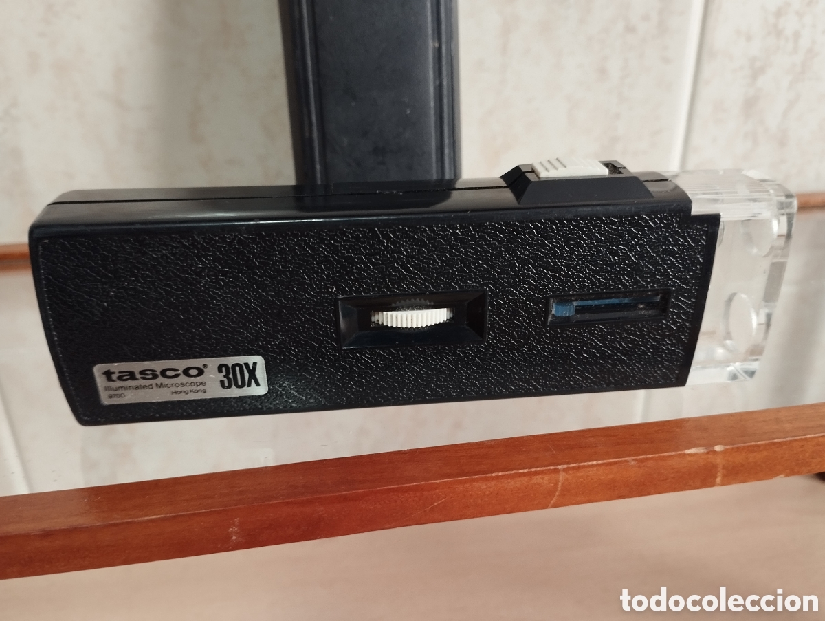 Antig&uuml;edades: MICROSCOPIO ILUMINACI&Oacute;N TASCO 30X - Foto 4