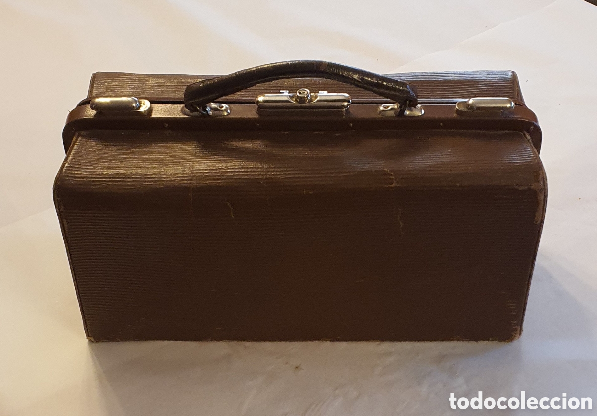 Antig&uuml;edades: Antiguo malet&iacute;n de m&eacute;dico - Foto 2