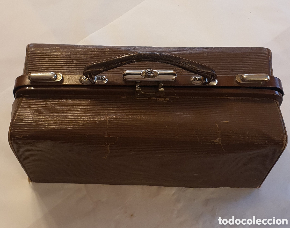 Antig&uuml;edades: Antiguo malet&iacute;n de m&eacute;dico - Foto 6