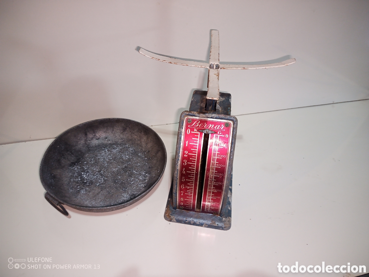 Antig&uuml;edades: Balanza Bernar aluminio - Foto 3