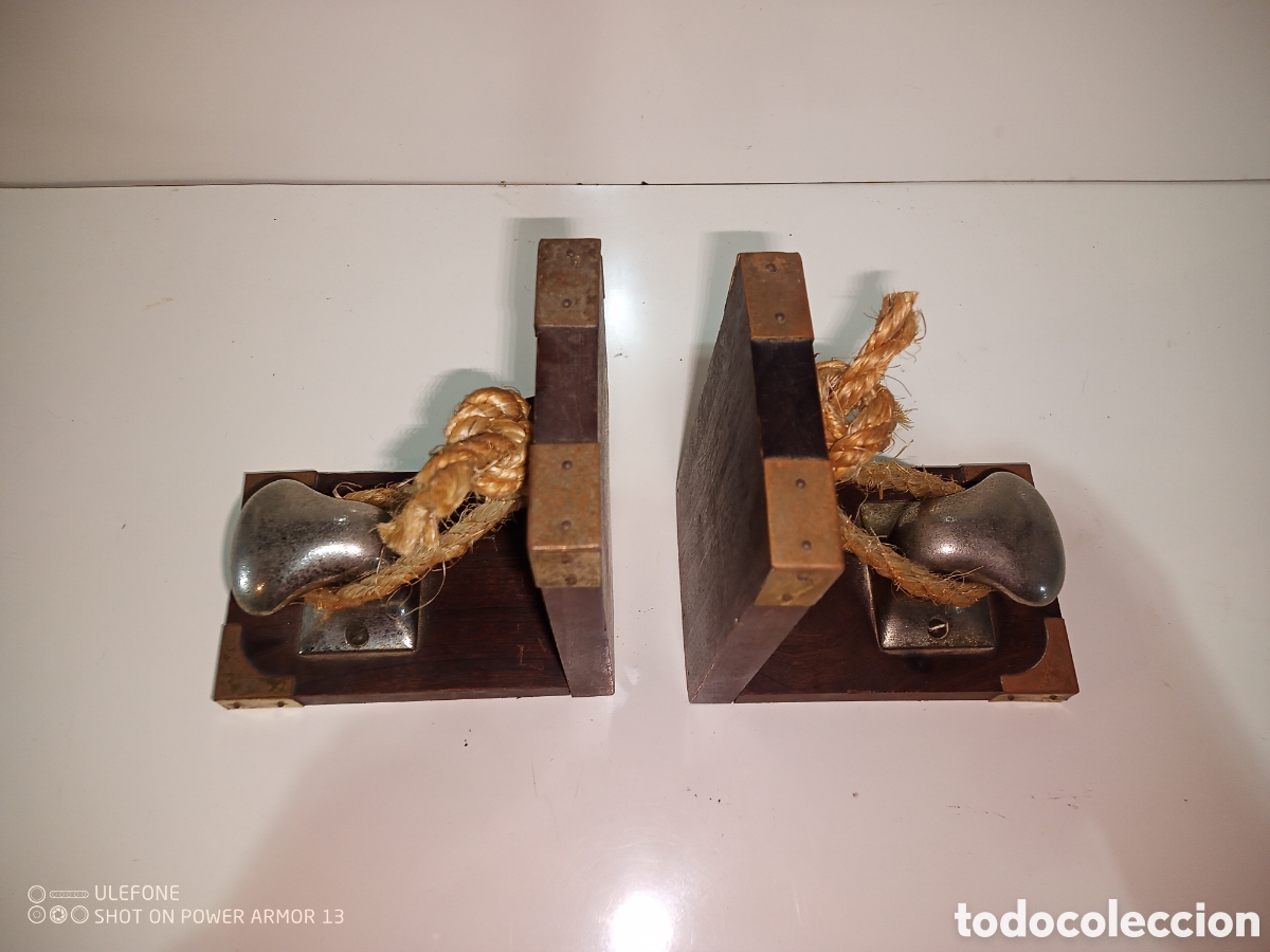 Antig&uuml;edades: Sujetalibros n&aacute;utico Noray - Foto 3