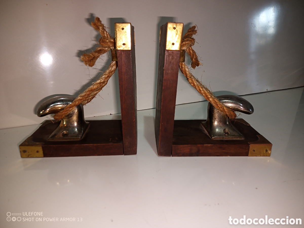 Antig&uuml;edades: Sujetalibros n&aacute;utico Noray - Foto 4
