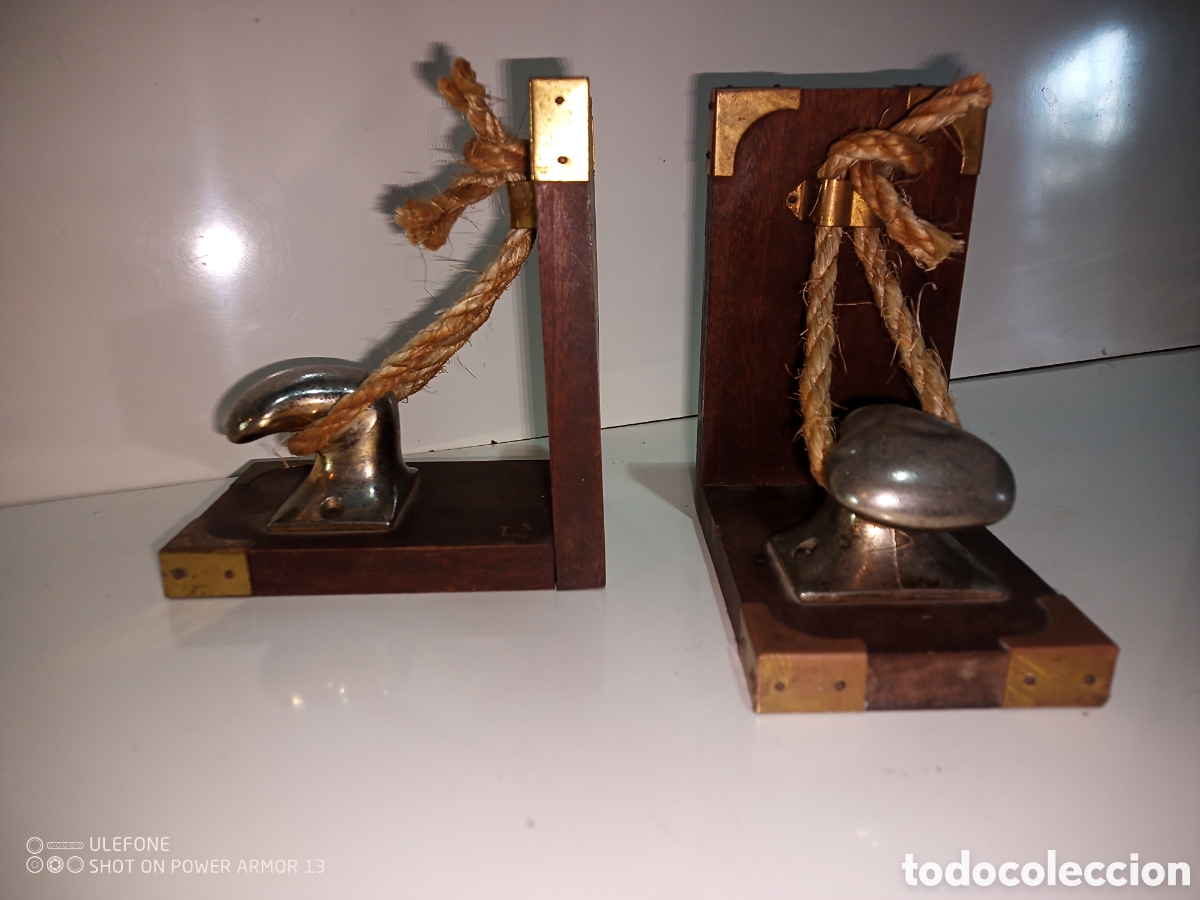 Antig&uuml;edades: Sujetalibros n&aacute;utico Noray - Foto 1