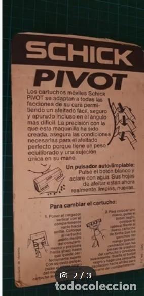 Antig&uuml;edades: MAQUINILLA DE AFEITAR SCHICK PIVOT - Foto 2