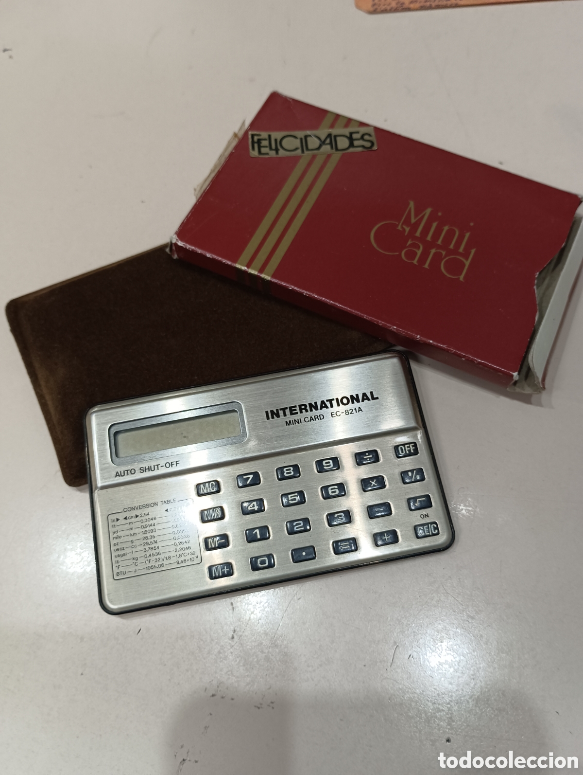 Antig&uuml;edades: Calculadora antigua EC821a - Foto 1