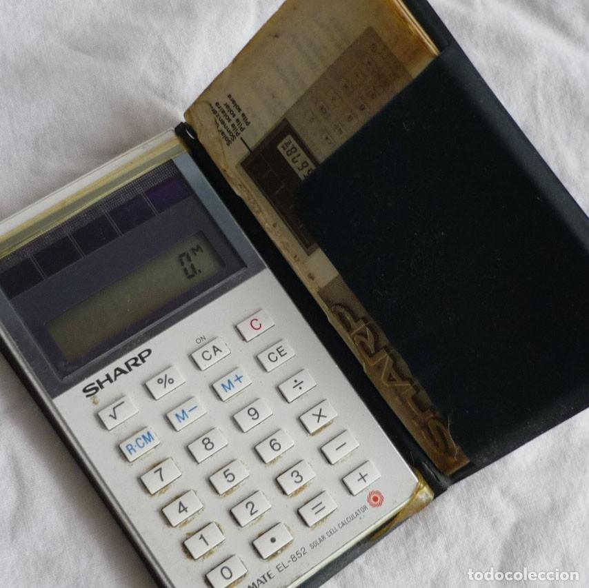 Antig&uuml;edades: Calculadora solar Sharp ELSI MATE EL-852, funcionando - Foto 1