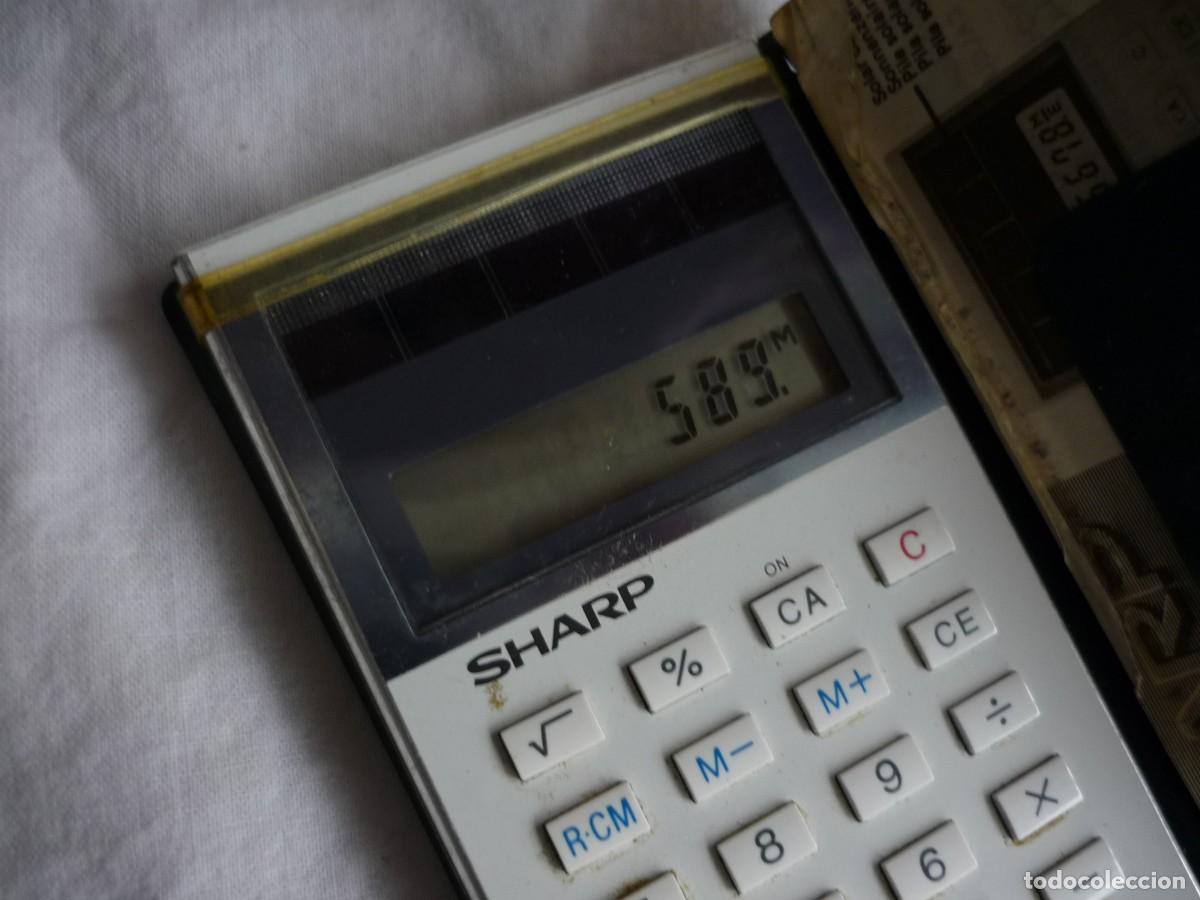 Antig&uuml;edades: Calculadora solar Sharp ELSI MATE EL-852, funcionando - Foto 2