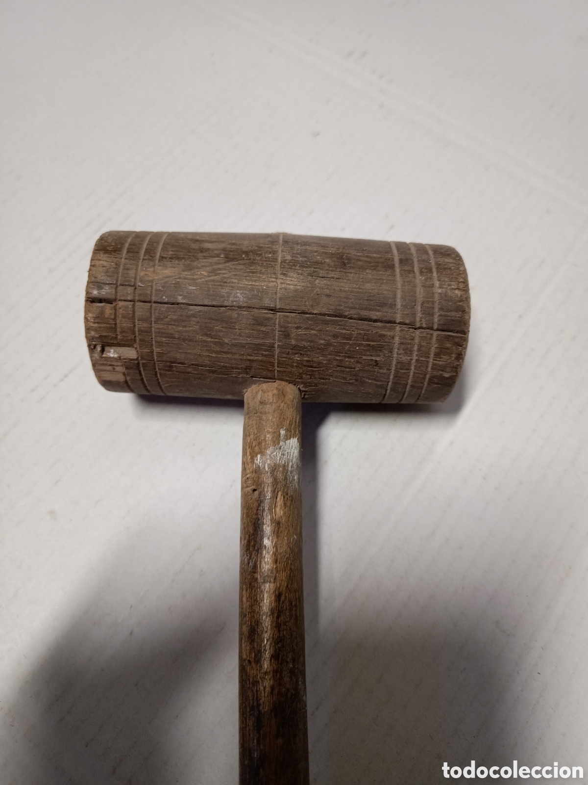 Antig&uuml;edades: Mazo de madera - Foto 2