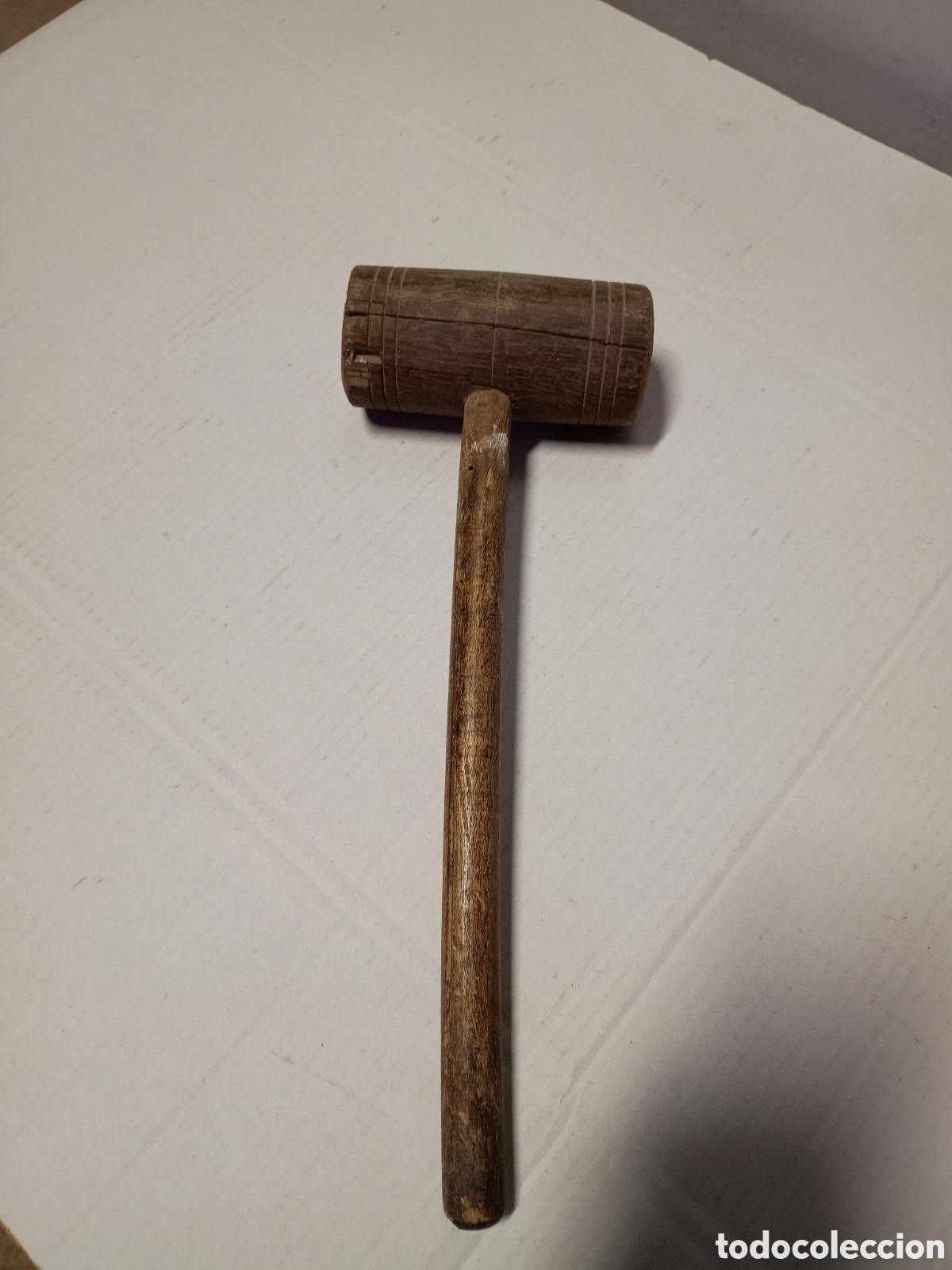 Antig&uuml;edades: Mazo de madera - Foto 1