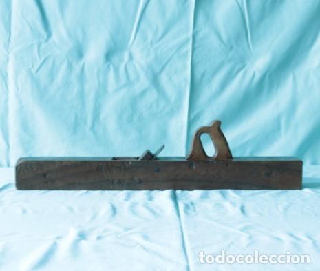 Antig&uuml;edades: Garlopa antigua de carpintero &ndash; Madera de encina - Foto 7