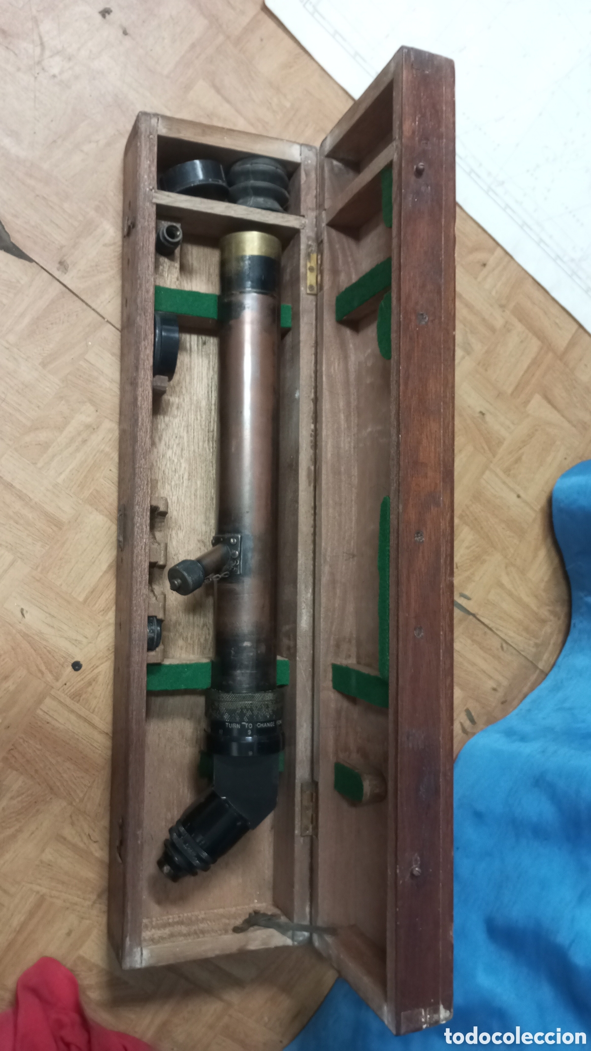 Antig&uuml;edades: Telescopio Original OTTWAY de Tiro , 1925 - Foto 4