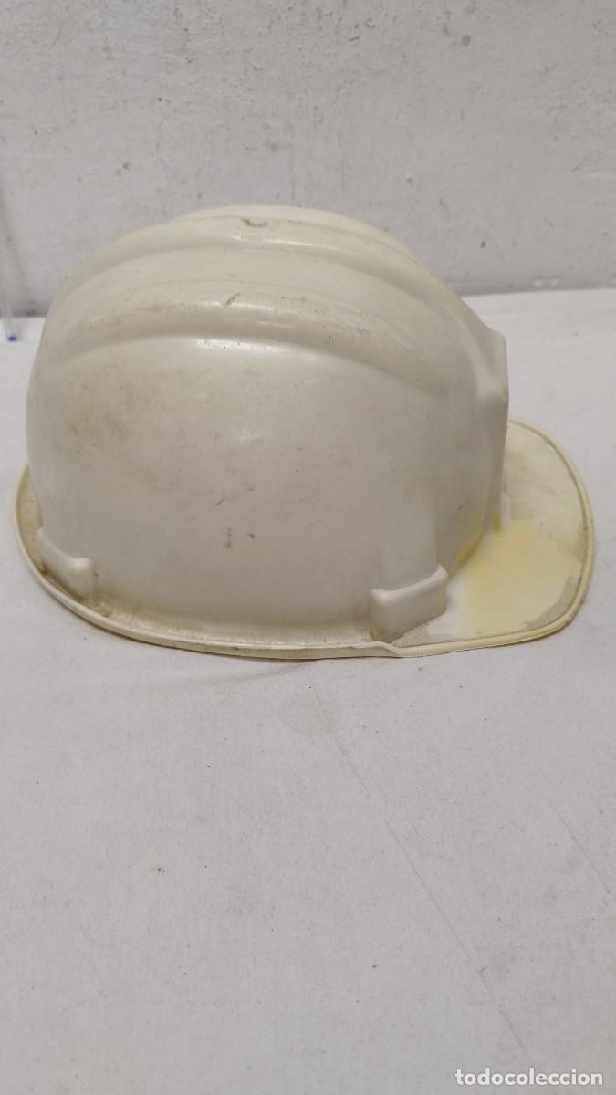 Antig&uuml;edades: Antiguo casco de trabajo,obra obrero constructores - Foto 2