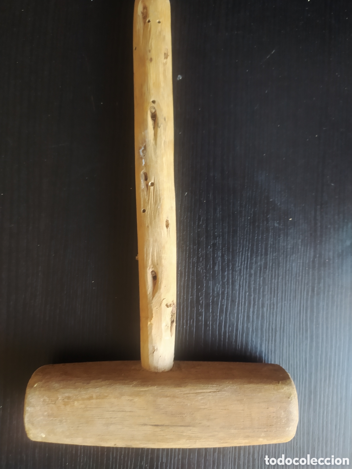 Antig&uuml;edades: Mazo de madera antiguo - Foto 3