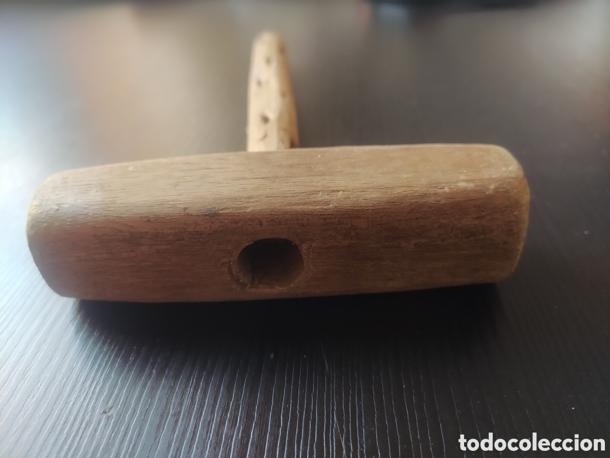 Antig&uuml;edades: Mazo de madera antiguo - Foto 5