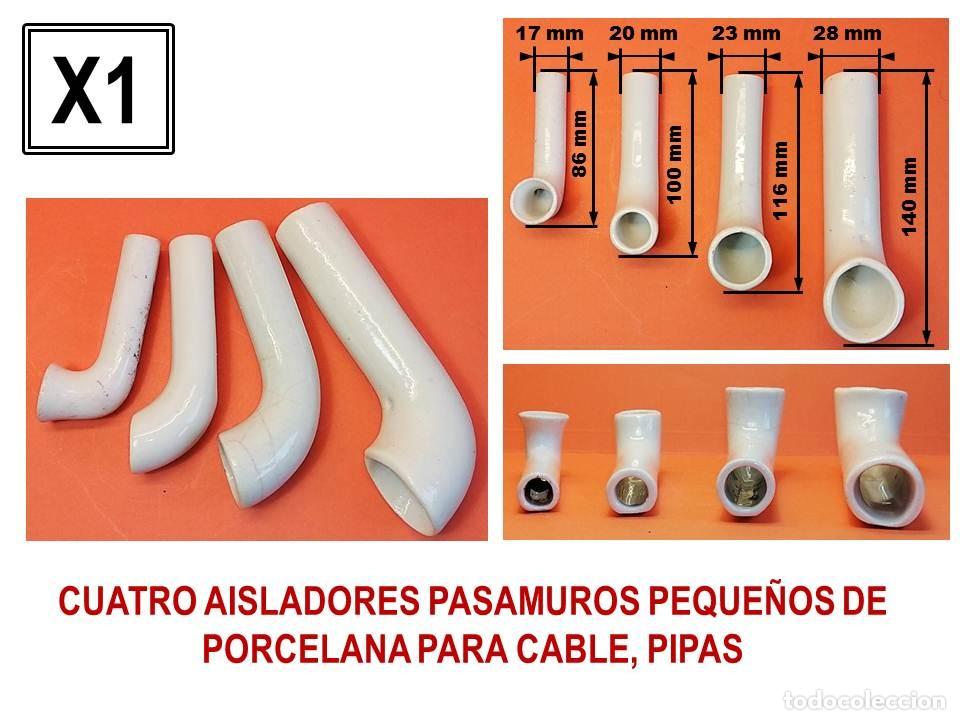 Antig&uuml;edades: ANTIGUOS AISLADORES PASAMUROS - Foto 1